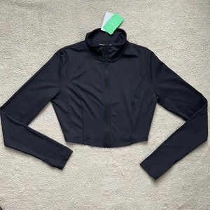 NWT✨F21 Active Zip Up Top w Thumb Holes